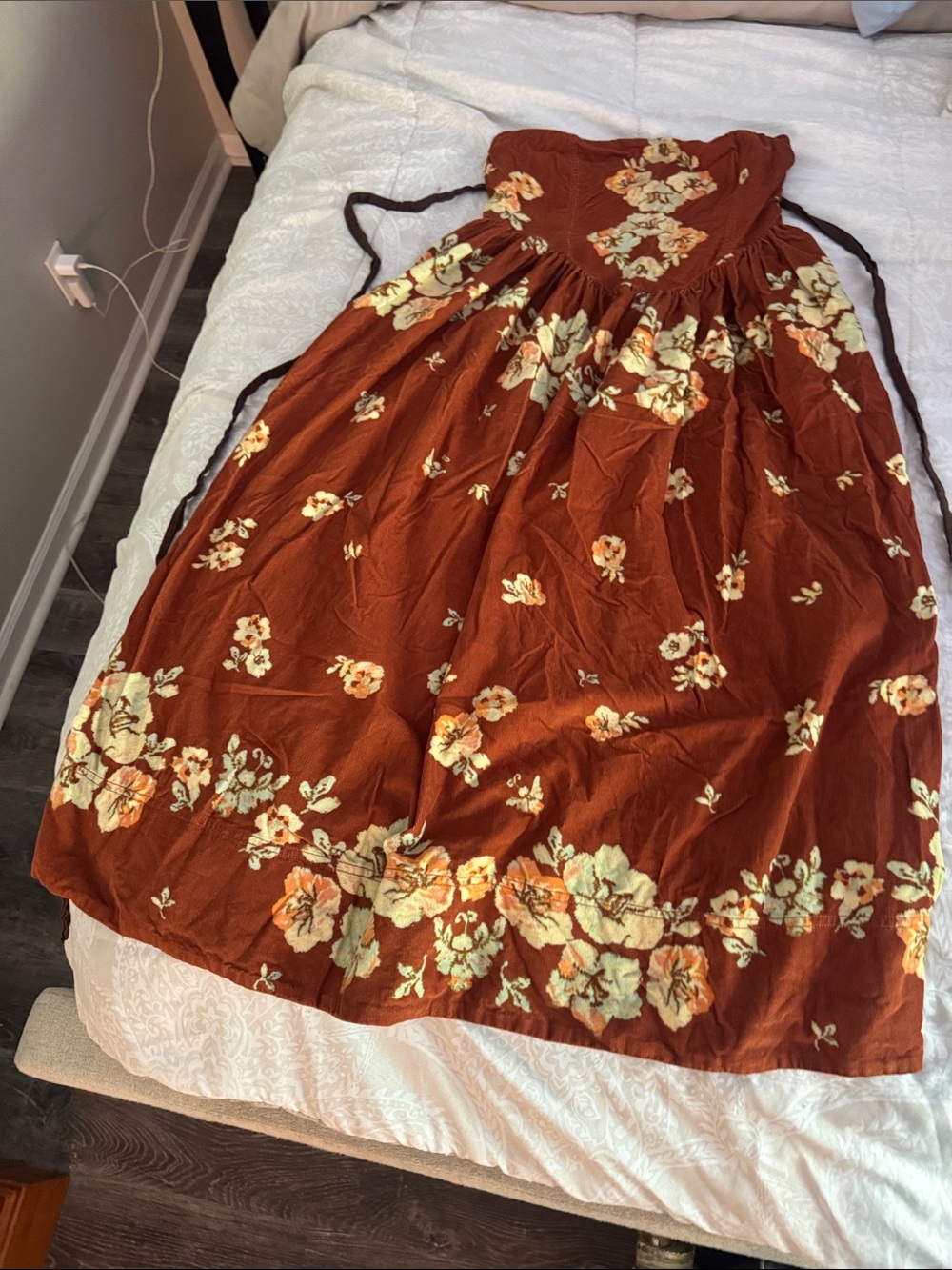 Free People until Dawn Midi Dress Cinnamon Combo